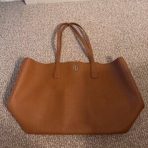 Tory Burch Classic Leather Brown Tote